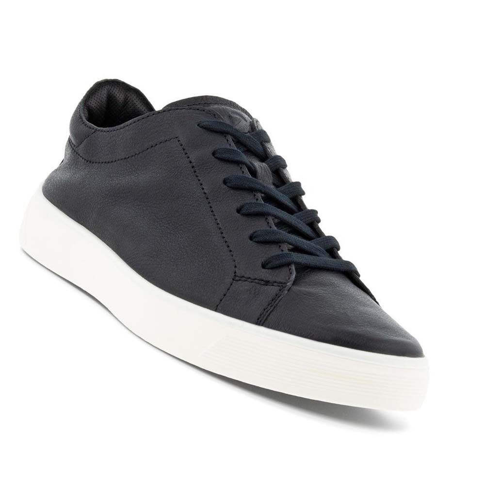 Ecco Street Tray Retro 2.0 Sneakers Herr Svarta | SE 666VRW